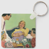 レトロファミリーサーズマモーブレックファーストインベッド キーホルダー (裏面)