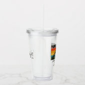 レトロファミリーバケーションロードトリップハイキングアウトドア アクリルタンブラー (右)
