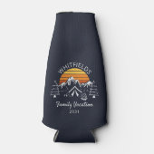 レトロファミリー懇親会キャンピングバケーションカスタム ボトルクーラー (正面)