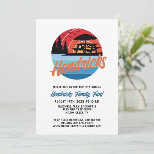 レトロファミリー懇親会 招待状 (スタンド正面)