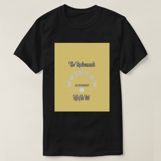 レトロファンのためのバンド音楽の代替ギフト Tシャツ (デザイン正面)