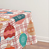 レトロファンキーなグルービーヴィンテージ懐かしいクリスマス テーブルクロス (インサイチュ)