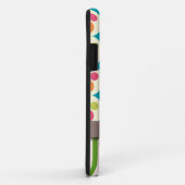 レトロファンキーなドストライプットとボウ付きパフェイクターン Case-Mate iPhoneケース (裏面/右)