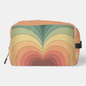 レトロファンキーキュイカラフルハートプリントカットソーバッグ ドップキット (裏面)