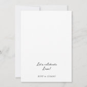 レトロファンキーシャンパンタワーY2K結婚ズ 招待状 (裏面)