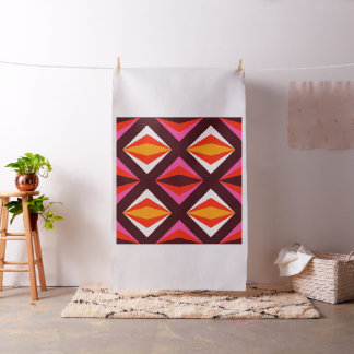 レトロファンキートロピカルダイヤモンドブーメラン  ファブリック