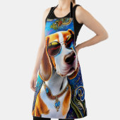 レトロファンキービーグル エプロン (インサイチュ)