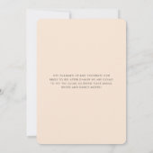 レトロファンキーブライド族バチェロレッテ 招待状 (裏面)