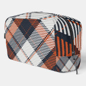 レトロファンキープレイドメンズトラベル ドップキット (右コーナー)