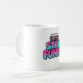 レトロファンキーボックスのアイコン コーヒーマグカップ (正面左)