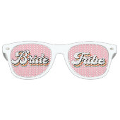 レトロファンキーヴィンテージブライド部族ピンクバチェロレッテ レトロサングラス (正面)