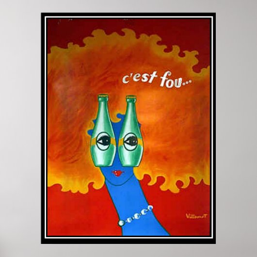 レトロファンキーヴィンテージポスター ポスター (正面)