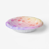 レトロファンキー90年代ピンクディスコボール誕生日パーティー ペーパーボウル (傾斜あり)