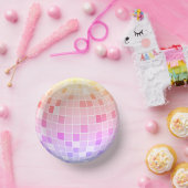 レトロファンキー90年代ピンクディスコボール誕生日パーティー ペーパーボウル (パーティー)