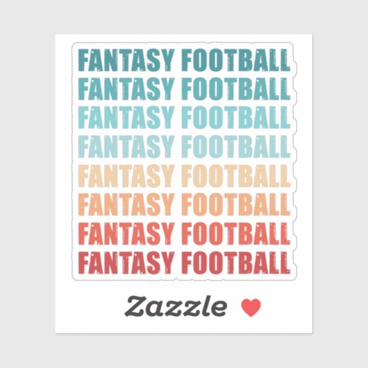 レトロファンタジーサッカーヴィンテージギフト シール (シート)