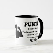 レトロファンティ定義アパーソナライズされたウンティ マグカップ (正面右)