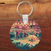 レトロファンフェアろ過写真キーチェーン キーホルダー (正面)