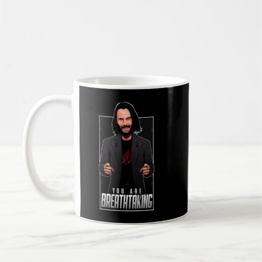 レトロファン向け素晴らしKeanu Art Reeves コーヒーマグカップ (左)