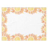 レトロファーストのまわりにトリップザサンバースデーパーティー テーブルクロス (正面(横))