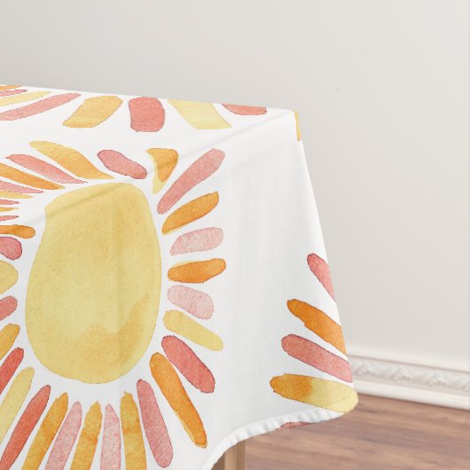 レトロファーストのまわりにトリップザサンバースデーパーティー テーブルクロス (インサイチュ)