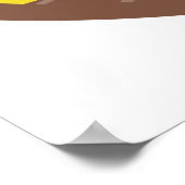 レトロファームピグ日が差すこと ポスター (角)