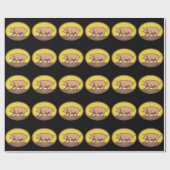 レトロファームピグ日が差すこと ラッピングペーパー (フラット)