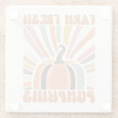 レトロファームフレッシュカボチャ ガラスコースター (裏面)