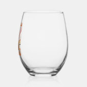 レトロファームフレッシュカボチャ ステムなしワイングラス (左)