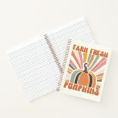 レトロファームフレッシュカボチャ ノートブック (内部)