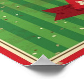 レトロファームフレッシュポスターデザイン ポスター (角)