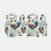 レトロファームルースターパターン フェイバーボックス (折り畳みなし)