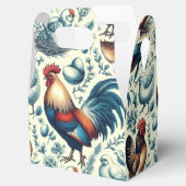 レトロファームルースターパターン フェイバーボックス (オープン)