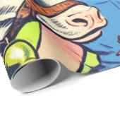 レトロファーム漫画 ラッピングペーパー (ロールコーナー)
