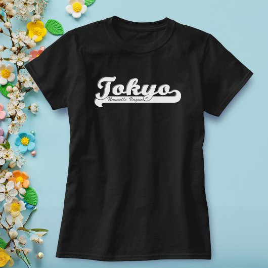 レトロフィガロ引用文東京ヌーヴェルヴァーグTシャツ Tシャツ