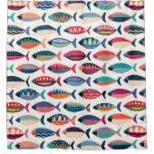 レトロフィッシュ シャワーカーテン (正面)