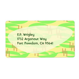 レトロフィフティズレモンライムブーメランビベス ラベル