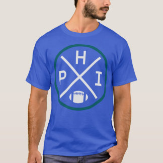 レトロフィラデルフィアサッカーエンブレムヴィンテージPHI Tシャツ