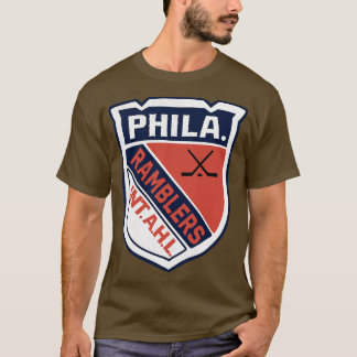レトロフィラデルフィアRamblersホッケー1941 Tシャツ