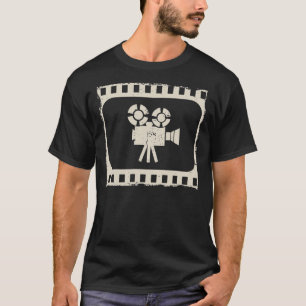 レトロフィルムカメラ監督フィルムメーカーデザインエッセン Tシャツ
