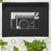 レトロフィルムカメラ キッチンタオル (折り畳み)