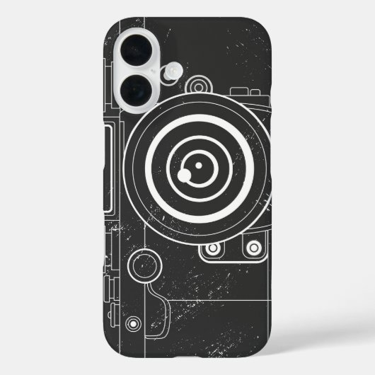 レトロフィルムカメラ Case-Mate iPhoneケース (裏面)