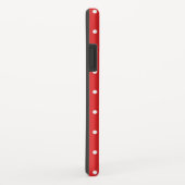 レトロフィルムストリップレッド水玉模様フォトコラージュ Case-Mate iPhoneケース (裏面/右)