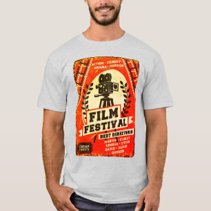 レトロフィルムフェスティバルTシャツ Tシャツ