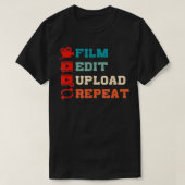 レトロフィルムメーカー映画製作内容 Tシャツ (デザイン正面)