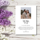 レトロフィルム結婚写真のコラージュサンキューカード サンキューカード