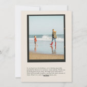 レトロフィルム風のホリデー フォトカード シーズンカード (裏面)