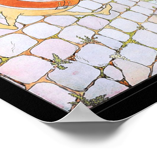 レトロフェアリー素晴らしザ秋ハンプティダンプティ1 ポスター (角)