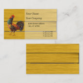 レトロフェイクロースターカスタムウッド名刺 名刺 (正面/裏面)