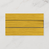 レトロフェイクロースターカスタムウッド名刺 名刺 (裏面)