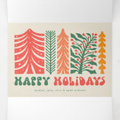 レトロフェスティバル林 三つ折りクリスマスカード (内部中)